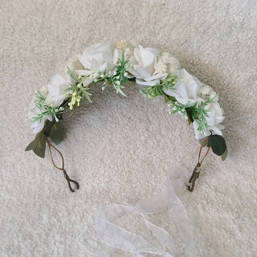 Vividsun Adjustable Flower Crown Floral Headpiece